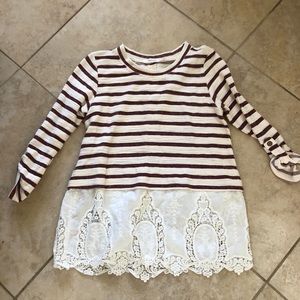 Stripped quarter shirt